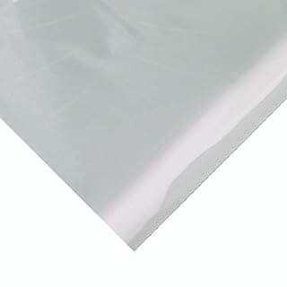 LMS Translucent High Temp Thin Soft Silicone Rubber Sheet 1/25 by 12 by 12 inch 1mm Thickness