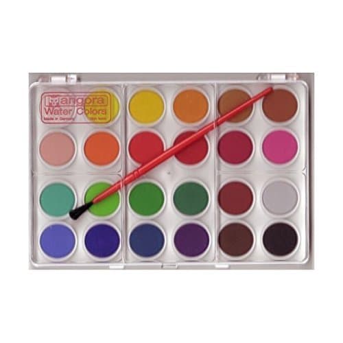 24 colors solid watercolor