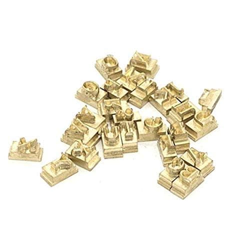 Multi-Function Digital 220V Foil Hot Stamping Machine Logo Embossing Brass Alphabets Letters Label Bronzing Machine Leather Wood Stamp Embosser Tool Set (Capital Letters A~Z)