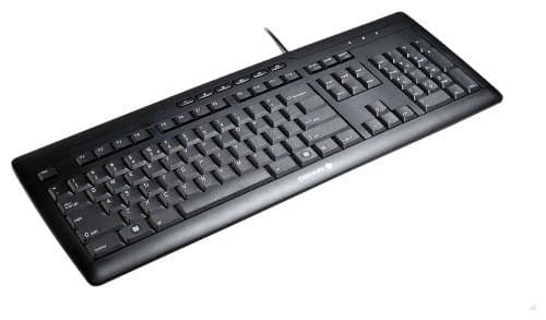 Cherry eVolution STREAM XT Corded Multimedia Keyboard - PS/2, USB - 104 Keys - Black - English (US)