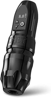 XNETTitan Wireless Tattoo Machine with 42mm Grip - Rotary Tattoo Cartridges Pen 2400mAh Battery Power Tattoo Gun with Coreless Motor Digital LCD Display Tattoo Supply for Professional Tattoo Artists