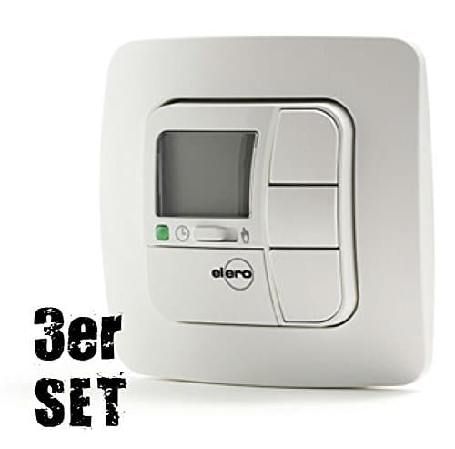 3ér Set Elero Astrotec Comfortable Astro Program Timer Switch Alpine White