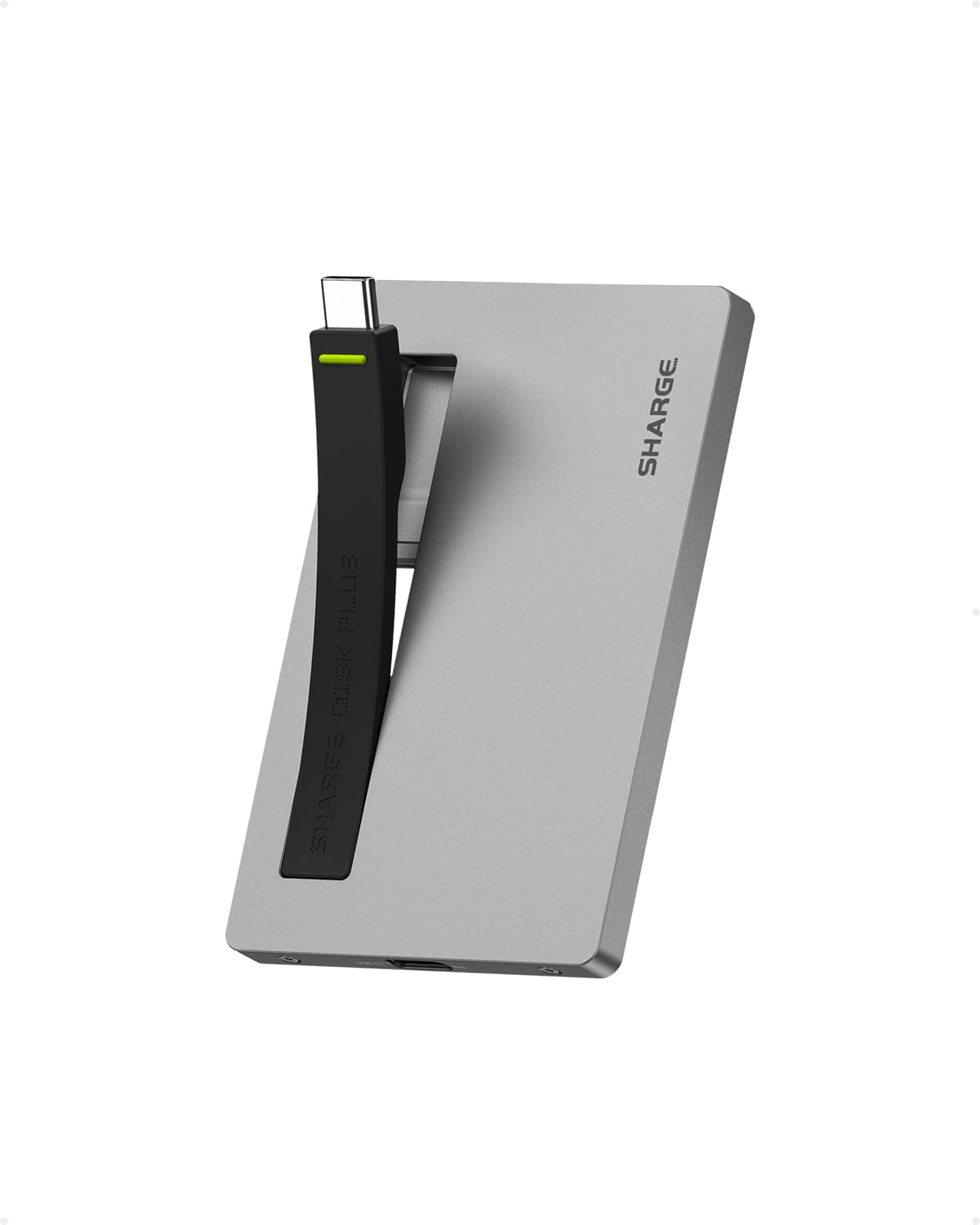 Disk Plus SSD Enclosure M.2 2280 NVMe Data Transfer 10Gbps USB C 3.2 Gen2 Storage 4TB, World's Thinnest 0.24" Aluminum Enclosure with 100W Cable for MacBook(SSD not Included)