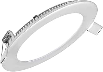 LED Panel Light Round LED Recessed Ceiling Lamp Flat Panel Down Light Ultra Slim Lamp Cool White 6500K 3W/6W/9W/12W/15W/18W (12)