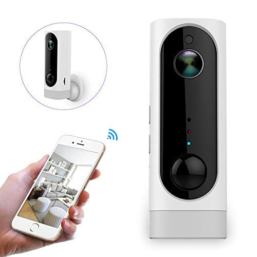 Home Camera Wireless Security Camera Battery Powered IP Camera Outdoor/Indoor HD Wire-Free Night Vision PIR Motion Detection 2-Way Audio Record Video for Baby/Elder/Pet/Nanny Cam Monitor 720P