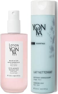 Lait Nettoyant Cleanser and Lotion PS Toner Set, Gentle Milk Cleanser & Makeup Remover, Toner for Dry or Sensitive Skin