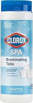 Clorox® Pool&Spa™ Spa Bromine Tablets- Bromine Tablets for Spa & Hot Tub, Low-Odor Sanitization, Kills Bacteria, Restores Water Clarity, Slow-Dissolving, 1.5LB (Pack of 1)