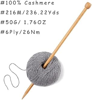 100% Inner Mongolian Cashmere Yarn Luxurious Hand Knitting Yarn Home Necessity for DIY Crafts