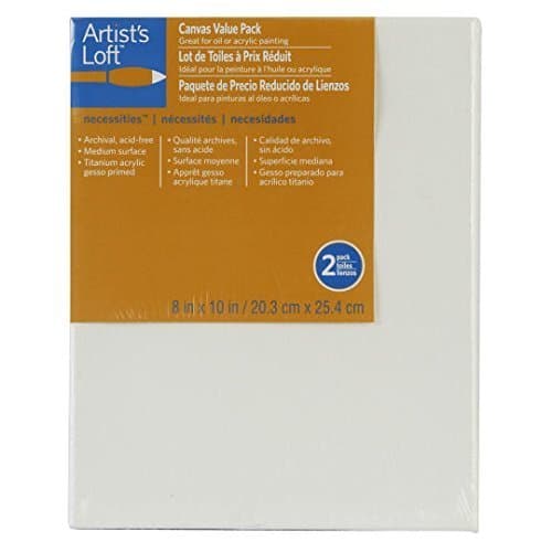 Necessities Canvas Value Pack, 8" x 10"