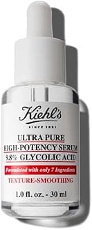 Ultra Pure High-Potency 9.8% Glycolic Acid Serum, Concentrated Exfoliating Face Serum, All Skin Types, 30Ml