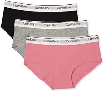 Calvin Klein girls Modern Cotton Hipster Underwear 3-pack Hipster Panties (pack of 3)