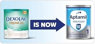 Aptamil Premium Infant Formula Milk Powder for Babies - Stage 1 (Upto 6 Months) - with Prebiotics and DHA - 400gms - Tin (Pack of 2)