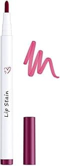 Lip Stain,Lip Tint Pen,Cream Glide Lip Liner,Long Lasting Colour Lip Marker,Hydrating Matt Lippen Liner Pen With 6 Colors To Choose,Waterproof,Moisturizing,Transfer-Proof,Lightweight (#6, 1.7ml)