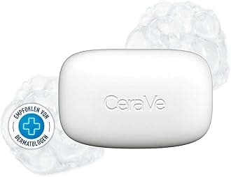 CeraVe Hydrating Cleanser Bar - Soap-Free Body and Facial Cleanser with 5% Moisturizing Cream - 4.5 Ounce Bar