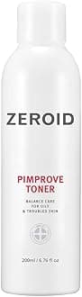 Pimprove Facial Toner | Skin Barrier with Hyaluronic Acid & Ceramide | pH Balanced Face Toner for Oily & Sensitive Skin | Korean Skincare | Facial Deep Hydrating | 6.76 fl oz (200ml)