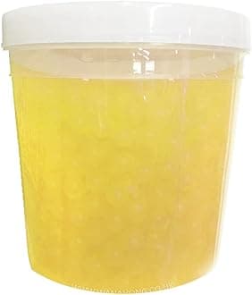 WaNaHong Popping Boba Pearl 1.3 KG Dessert Toppings, Prosecco and Cocktails (Pineapple)