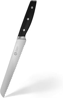 MasterChef Bread Knife 13" with High Carbon Stainless Steel Blade and Triple Riveted Handles, Professional Quality Kitchen Knife for Precision Cooking at Home, Perfectly Balanced, Razor Sharp