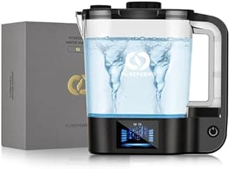 2025 Desktop Hydrogen Water Bottle Generator, 72 Ounces Hydrogen Water Ionizer Pitcher Generator Machine with PEM Concentrator Technology, Hydrogen Content up to 3000 PPB VVV1