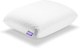 Harmony Anywhere Pillow - Travel/On-The-Go, Hex Grid & Talalay Latex Core - No Pressure Support, Stays Cool, Compact & Lightweight for Easy Travel