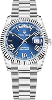Pagani Design 1752 DD36 Luxury Men's Automatic Mechanical Watch, Sapphire Glass, Day Date Watch, Seagull Caliber ST16, 100m Water Resistant