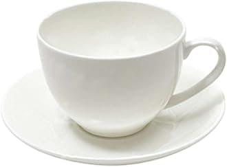 Tea Cup and Saucer, Fine Bone China, 230 ml
