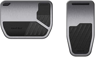 HALOBLK Non-Slip Performance Foot Pedals Designed for All Tesla Model Y (Includes 2026 Model Y Juniper) and Model 3 (Includes 2024-2025 Model 3 Highland) and Model S/X (2022-2023) Accessories