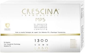 LABO CRESCINA TRANSDERMIC MPS COMPLETE TREATMENT RE-GROWTH + ANTI-FALL 1300 Human Hair Care 20+20 Vials
