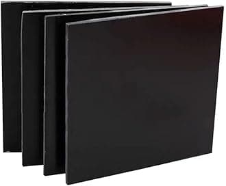 1pcs 0.2~4mm Thick Black Glassfibre Template Board Sheet G10 Epoxy Glass Fiber FR4 Fibreglass Plate 3D For Antistatic (Size : 330MM x 330MM, Color : 1mm)