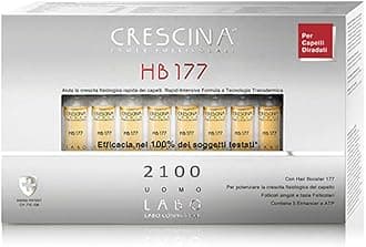 Crescina Transdermic Follicular Islands HB 177 Hair Booster Treatment for Hair Regrowth 2100 Man 40 vials