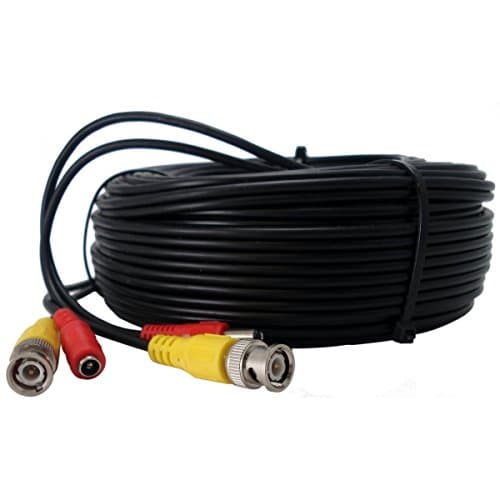 40m BNC DC CCTV Security Video Camera DVR Data Power RG59 Extension Cable