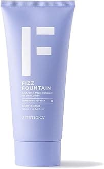 ZitSticka FIZZ FOUNTAIN AHA/BHA Body Scrub Exfoliant, Built for Acne-Prone Skin, Delivering Clearer Pores, Cleaner Skin and Future Clarity