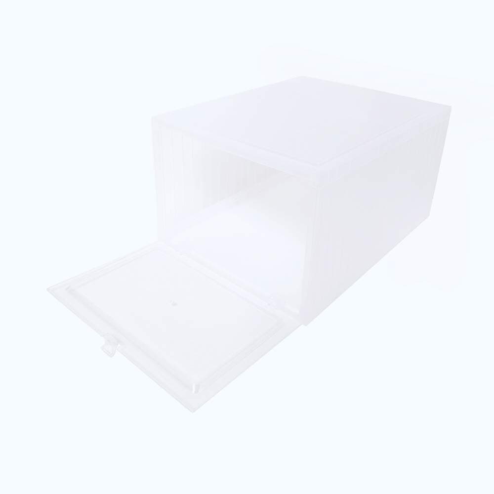 AIR Storage Shoes Box Plastic Foldable Stackable Shoe Container Clear Closet Shelf Shoe Organizer …