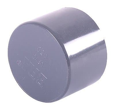 75mm Plain PVC End Cap