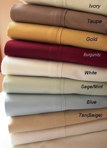 Egyptian Bedding Super Soft Brushed Microfiber Sheet Set - Solid - Split King - White