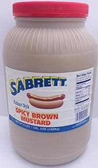 Sabrett Spicy Brown Mustard in 1 Gallon Jug