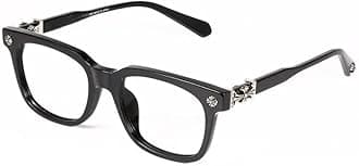 Classic Black Non-prescription Clear Lens Eyeglasses Thick Square Frame Eyewear for Man Women