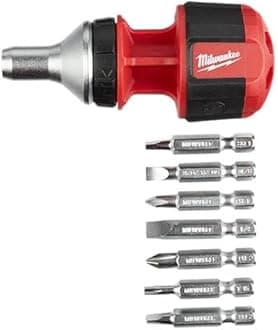 48-22-2330 for Milwaukee 8-in-1 Compact Ratcheting Multi-Bit Screwdriver
