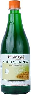 Patanjali Khus Sharbat (Khus Grass Beverage) 750 ML / 25.4 fl oz