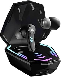 boAt Immortal 131 TWS Earbuds with 40 Hours Playback, BEAST Mode, ASAP Charge, boAt Signature Sound, Blazing RGB Lights, ENx Technology, IPX4, BT v5.3(Black Sabre)