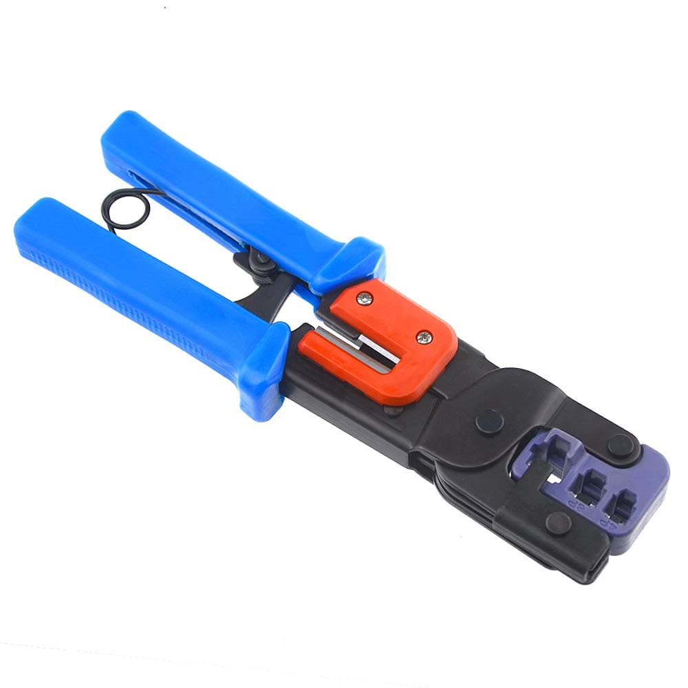 Professional Multi-function Wire Crimper telephone tool crimps cable wire stripper wire crimper and cuter for 8P8C(RJ-45) 6P2C 6P4C 6P6C RJ-11 RJ-22（4P2C 4P4C）handset modular plug