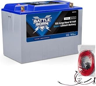 100Ah 12V Smart Heated Lithium-Ion (LiFePO4) RV, Marine, Solar, & Off-Grid Battery - Battle Born Batteries