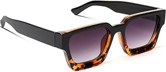 Trendy Square Sunglasses for Men Women Fashion Thick Rectangle Sun Glasses UV Protection Shades Designer Style