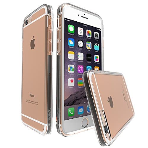 iPhone 7 Case, MoboZx [Premium Flexible] Innovative Dotted-Buffer Transparent Protective Dual-Layer Reinforced Shock-Proof Bumper Scratch-Resistant for Apple iPhone 7 (Crystal Black)