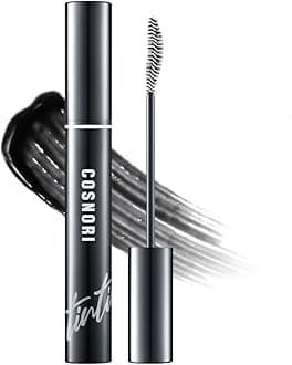 COSNORI Eyelash Tinting Serum 01 Deep Black - Eyelash Boost Tinting Serum – Eyebrow Growth Enhancer for Longer and Thicker – Vegan, Irritation Free- Peptides, Hyaluronic Acid, 0.3 fl.oz / 9g (Black)