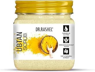 Ubtan Scrub For Face & Body | With Haldi, Chandan & Kesar | Skin Brightening | Tan & Dead Skin Removal | Deep Exfoliation | 380ml