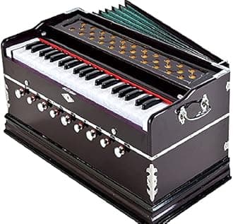 Sitting Style™ Best Harmonium 9 Stopper, Chudidaar Bellow, 42 key, Two reed, Bass Male, Harmonium with Cover