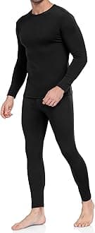 Thermal Underwear for Men Long Johns with Fleece Lined Base Layer Men Cold Weather Top Bottom