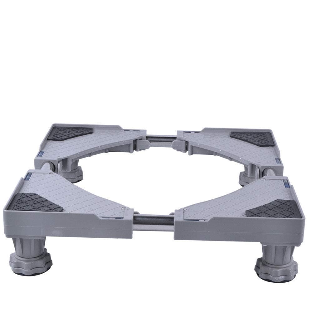 SMONTER Multifunctional Roller with Adjustable Movable Base Universal for Tumble Dryer, Washing Machine, Refrigerator, 4 Feet, Grey