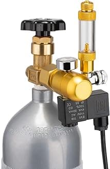 Aquarium CO2 Regulator with Bubble Counter Solenoid Check Valve Adjustable for Standard US Planted Tank CO2