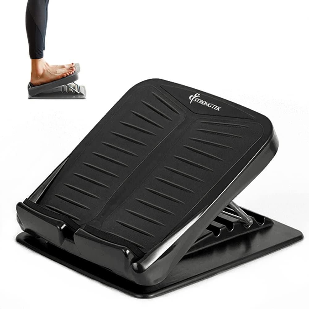 StrongTek Portable Slant Board, Adjustable Incline Boards, Calf Stretcher, Foot Stool
